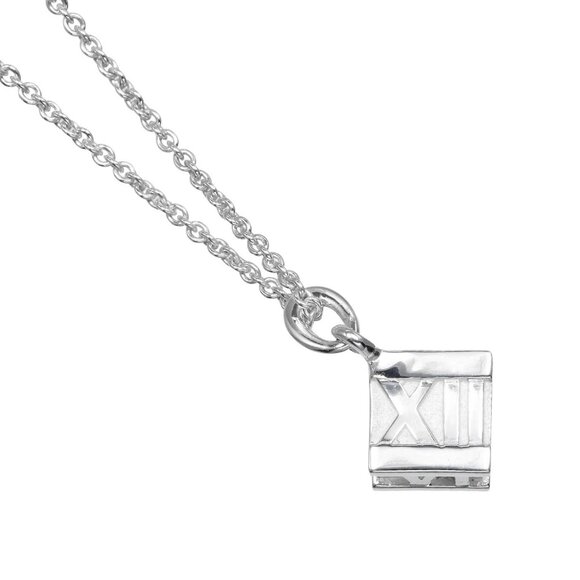 TIFFANY&Co. Atlas cube Necklace Silver925 7.18g Women - Picture 6 of 7